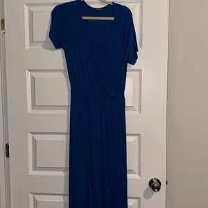 Royal blue maxi dress in XL